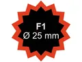 Produktbild: 1 x Rema Tip-Top Schlauchflicken F 1 Ø25 mm Rotrand für Fahrrad