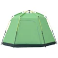Produktbild: Camping Zelt 6 Personen Zelt Kuppelzelt Kunstleder2000mm 320 x 320 x 180 cm