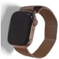 Produktbild:  Kratzer auf der Geräteunterseite, Kratzer auf dem Gehäuserand. - Apple Watch Series 10 - GPS + Cellular - 42 mm -  Gold Titan - Milanaise Armband...