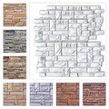 Produktbild: Dekorplatten aus PVC - Dekorative Wandpaneele mit 3D Look als Wandverkleidung - Stein Optik (1 Paneel Sparpaket 986 x 496 mm) Steinoptik Stone rustikal Wall Panel