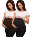 Produktbild: Be Mammy Taillenslip Damen Umstands-Bauchband 04 2er Pack (1-St)