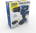 Produktbild: Kinzo Akkuschrauber - Akku Bohrmaschine für Holz Metall Kunststoff - Akkubohrer