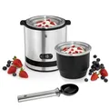 Produktbild: WMF Küchenminis 3in1 Eismaschine, für Frozen Joghurt, Sorbet und Eiscreme, Gefrierbehälter 300 ml, Eisportionierer, 30-Minuten-Time, spülmaschinengeeignete Teile, Ice Cream Maker