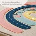 Produktbild: Lifeney Aufbewahrungsbox mit Deckel Regenbogen, 33x33x33cm 833503