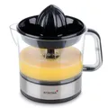 Produktbild: Korona 27020 Zitruspresse | 40 Watt | 0,7 L Kapazität | 2 Presskegelgrößen | Staubschutzdeckel | Rechts- und Linkslauf | Edelstahl/Schwarz