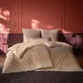 Produktbild: Estella Mako Interlock Jersey Bettwäsche Viktor karamel 155x220 cm + 80x80 cm - beige;grau