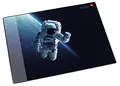 Produktbild: Läufer 46659 Schreibtischunterlage Astronaut, 53x40 cm, rutschfeste Schreibunterlage für Kinder, Zubehör für Kinderschreibtisch, mit transparenter Seitentasche