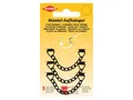 Produktbild: Kleiber 85930 Metall-Aufhänger 3er-Set - schwarz - ca. 8,3cm x 1,1cm