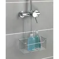 Produktbild: Thermostat-dusch-caddy Milo Edelstahl, Rostfrei, Silber Glänzend, Edelstahl Rostfrei Glänzend, Kunststoff (pet) Transparent - Silber Glänzend - Wenko