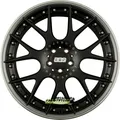Produktbild: 4x BBS CH-RII schwarz matt 11.5x22 ET58 - LK5/130 ML71.6 Felge Alu