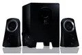 Produktbild: Logitech Z313 2.1 Lautsprecher-System mit Subwoofer, 50 Watt Spitzenleistung, 3,5 mm Eingang, Kopfhörerbuchse, Bedienelemente am Steuergerät, UK Stecker, PC/TV/Tablet/Handy - Schwarz