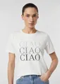 Produktbild: comma Kurzarmshirt T-Shirt Jersey-T-Shirt mit Strasssteinchen