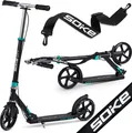 Produktbild: SOKE Cityroller Scooter Roller Tretroller Kickroller Kickscooter schwarz-türkis