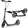 Produktbild: Cityroller Scooter Roller Tretroller Kickroller Kickscooter City SOKE (Schwarz-Türkis)