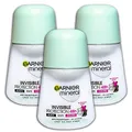 Produktbild: 3 er Pack Garnier Mineral Invisible Black,White & Colors Roll-on Anti-Transpirant 3 x 50 ml