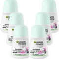 Produktbild: 6x 50ml Garnier Mineral Invisible protection 48h Black White Colors Deo Roll On