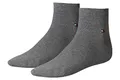 Produktbild: Tommy Hilfiger Herren Th Mens Quarter 2p Socken, 758 - Middle Grey Mélange, 39-42 EU