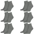 Produktbild: Tommy Hilfiger 12 Paar Quarter Socken Gr. 39-46 Herren Business Sneaker Socken, Farbe:758 - middle grey mélange, Socken & Strümpfe:39-42