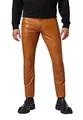 Produktbild: RICANO Slim Fit, Herren Lederhose/Lederjeans (Regular Waist), echtes Lamm Leder (as3, Numeric, Numeric_42, Regular, Regular, Cognac Braun)