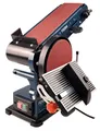 Produktbild: Ferm Bandschleifmaschine 350W 150mm inkl. Schleifbänder und Scheiben
