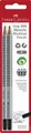 Produktbild: Faber Castell Bleistift Grip 2001 B silber 2er mit Radierer