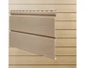Produktbild: Vox Verkleidungspaneel Canadian Siding MAX3 Rundprofil 2-Brett 3,85m St. 0,9625qm eichefarben, BxL: 18,50x385,00 cm, 1,1 qm, (Stückweise 1 Paneel, 1,10 qm) Besonders schlagfest MAX3, pflegeleicht, abwaschbar, Leichtgewicht