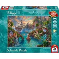 Produktbild: Schmidt Spiele Puzzle - Kinkade Disney Peter Pan, 1000 Teile