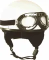 Produktbild: Mil-Tec Helm, Halbschale mit Brille, weiß