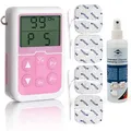 Produktbild: EMS Beckenbodentrainer mit 4x Elektroden 5x5 cm & Kontaktspray | EMS Beckenboden Training bei Inkontinenz: Harn- & Stuhlinkontinenz, Geburtsrückbildung, Straffung des Beckenbodens | Pelvic Trainer