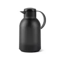 Produktbild: Emsa N40119 Samba Isolierkanne |1,5 Liter | Quick Press Verschluss | 12h heiß und 24h kalt | Transluzent Schwarz