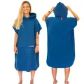 Produktbild: ® Mikrofaser Badeponcho Damen & Herren - nachhaltig aus 100% recycelten PET-F...