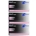 Produktbild: 3x Meditrade Nitril Black Untersuchungshandschuh Puderfrei & Unsteril XL