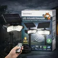 Produktbild: 🚀 LED Solarstrahler mit Bewegungsmelder 🔆 400 Lumen | Fernbedienung & Solarpan