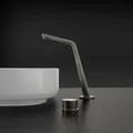 Produktbild: BERNSTEIN Waschtischarmatur XELO-Flex 260 Badarmatur mit hohen Auslauf, Perfekte Badarmatur für Aufsatzwaschbecken, Wasserhahn in Gunmetal, moderne