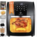 Produktbild: KESSER® XXL Airfryer 9in1 Heißluftfritteuse Fritteuse Drehgrill Grill 1800W