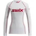 Produktbild: Swix RaceX Classic Damen Langarmshirt Bright White/Swix Red
