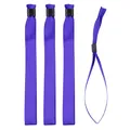 Produktbild: 20 violette Stoffarmbänder für Veranstaltungen – Kunststoffverschluss zur Ver...