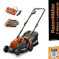 Produktbild: FUXTEC Rasenmäher 40V (2x20V) mit Akku E1RM20 Mäher Elektorasenmäher Akkumäher
