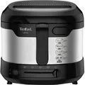 Produktbild: Tefal Fritteuse UNO M Edelstahl FF215D schwarz/Edelstahl - Schwarz