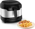 Produktbild: Tefal Uno M Fritteuse FF215D 1470W Kapazität: 1 kg Thermostat Edelstahl/Schwarz