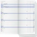 Produktbild: BRUNNEN Monatskalender BRUNNEN 1074000006 Faltkalender 8x15cm 2S/1M Einlage