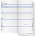 Produktbild: BRUNNEN 1074000006 Faltkalender 8x15cm 2S/1M Einlage