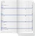 Produktbild: BRUNNEN Faltkalender-Einlage 2026 8x15cm 10-74000006