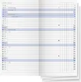 Produktbild: 2026 Brunnen Ersatzkalender Faltkalender 1M 2S 8*15 1074000006 Einlage Leporello