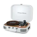 Produktbild: MUSE MT-201 WW Plattenspieler mit Bluetooth, eingebaute Stereo Lautsprecher und USB (RCA-Ausgang, AUX-Eingang, Kopfhöreranschluss), weiß, 325945