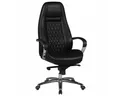 Produktbild: möbelando Bürostuhl Bürostuhl AUSTIN Echt-Leder Schwarz Schreibtischstuhl 120KG Chefsessel, 68 x 130 x 70 cm (B/H/L)