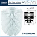 Produktbild: Grohe Essentials Cube Ersatzbürstenkopf weiß 40791001 Ersatzbürste WC Bürste