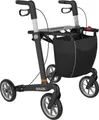 Produktbild: Rollator ATHLON SL Carbon Komfort mit PUR-Softrädern>>>>Farbe: schwarz SH M/55 cm
