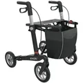 Produktbild: Rehasense Rollator Athlon SL Carbon Rollator, Größe M, Carbonschwarz, PUR Softräder, 8 Jahre Herstellergarantie schwarz