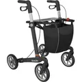 Produktbild: Rollator ATHLON SL Carbon Komfort mit PUR-Softrädern>>>>Farbe: schwarz SH M/55 cm - Schwarz